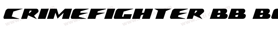 CrimeFighter BB Bold字体转换